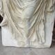 Ancien bas relief sculpture en plâtre Déesse Nike