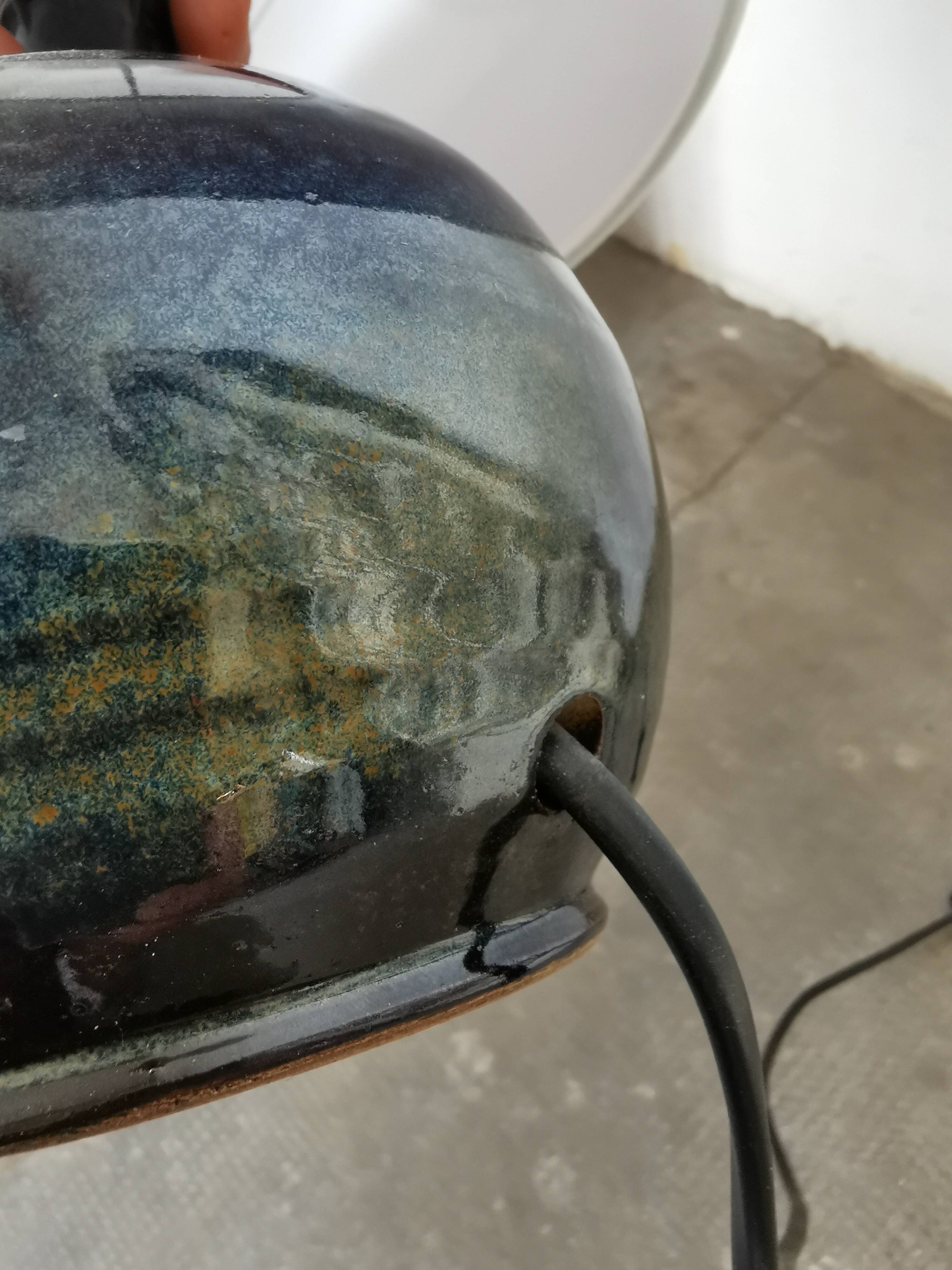 Bedside lamp shape ceramic ball