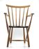 Scandinavian wooden relax armchair