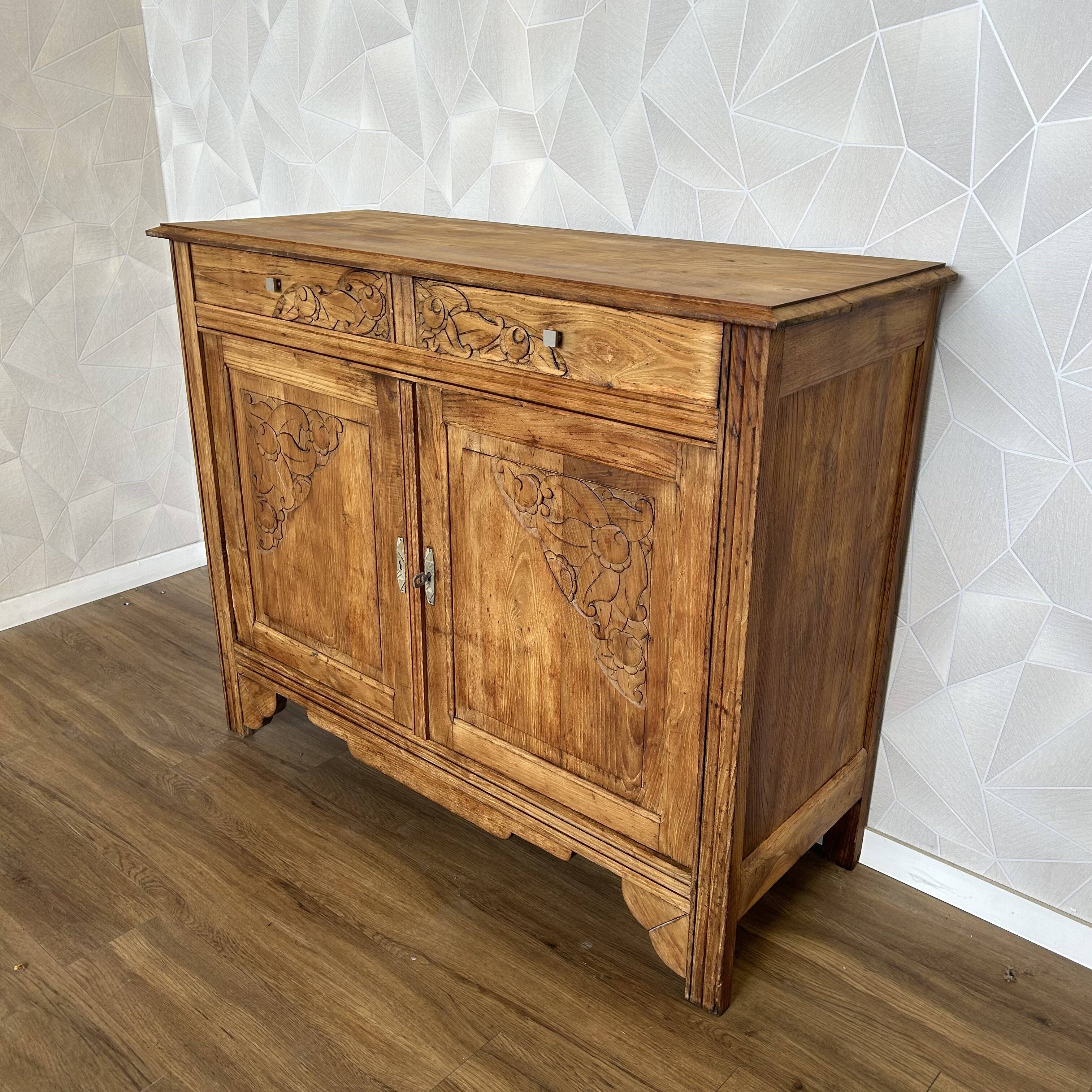 Parisian art nouveau stripped buffet