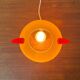 Postmodern glass table lamp from Trait D'Union, 1980s.