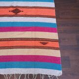 Tapis berbère marocain fait main multicolore 140 x 230 cm