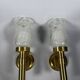 Jean PERZEL (1892 - 1986) Pair of modernist wall lights circa 1960 20th century