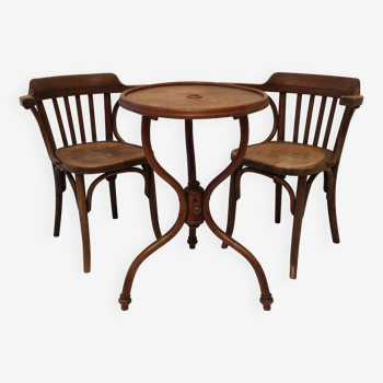 Set de table & 2 fauteuils bistrot Fischel