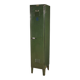 Italian green lacquered metal cabinet from the 1960s/70s