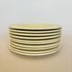 Vintage yellow dessert plates