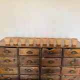 Set of 10 terracotta pots circa 1930 graineterie