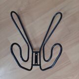 Steel wall doorbell 4 patères