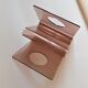 Smoked plexiglas magazine holder 70s