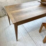 2m oak farm table