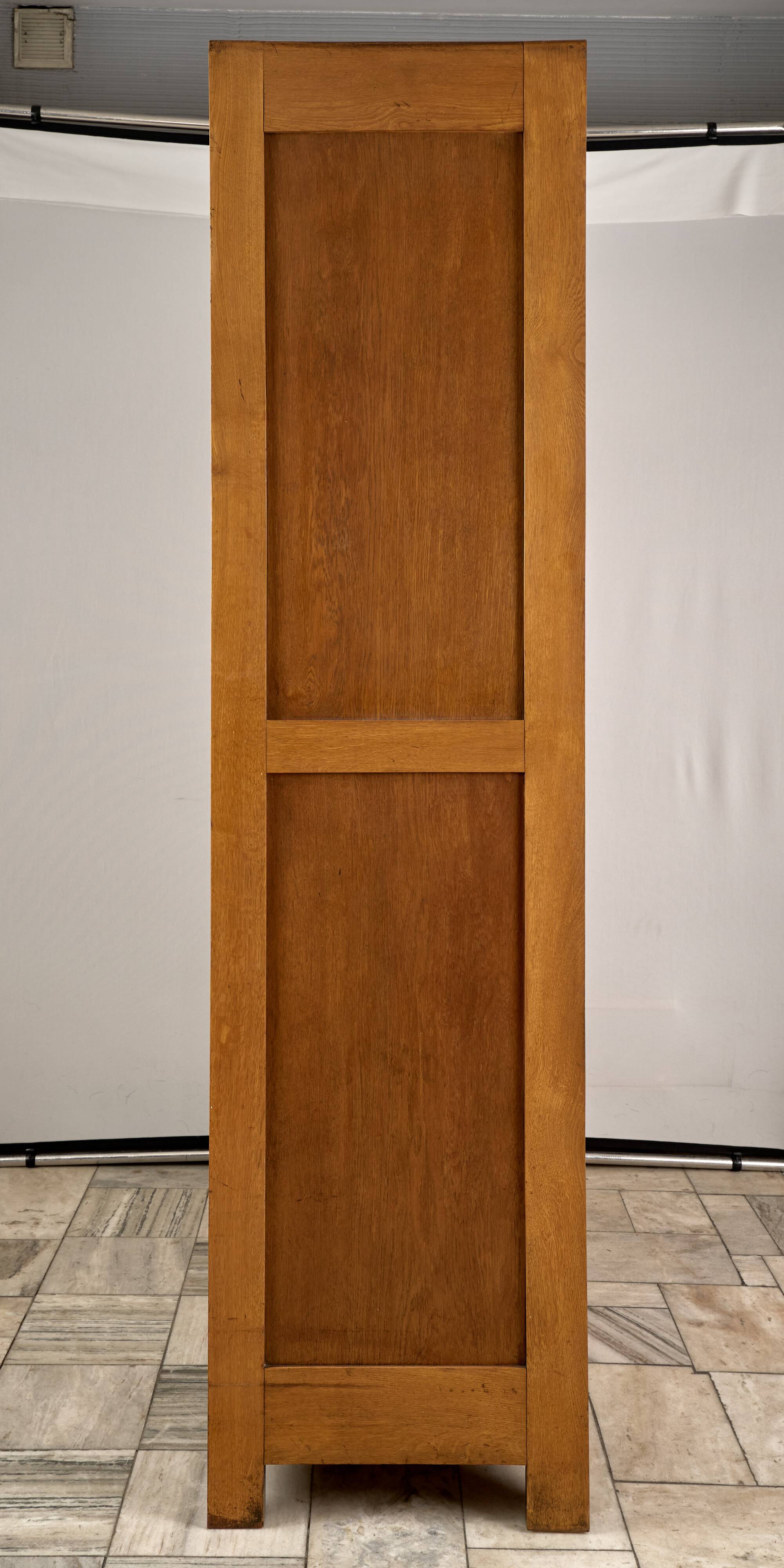 Vintage Wooden Wardrobe, 1930s, Czechoslovakia