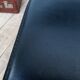 2 armchairs vintage chromed metal and Italian design leather
