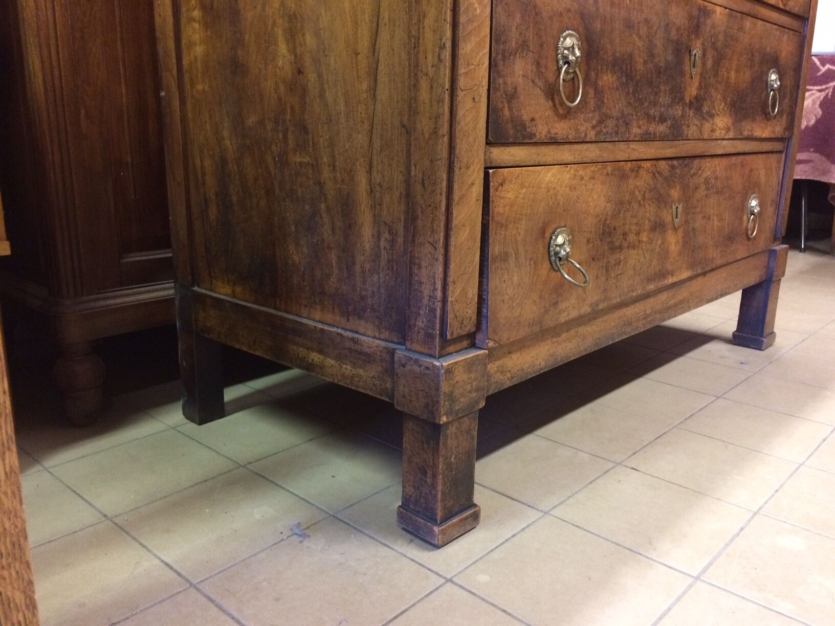 Empire dresser 3 drawers and grey marble tray