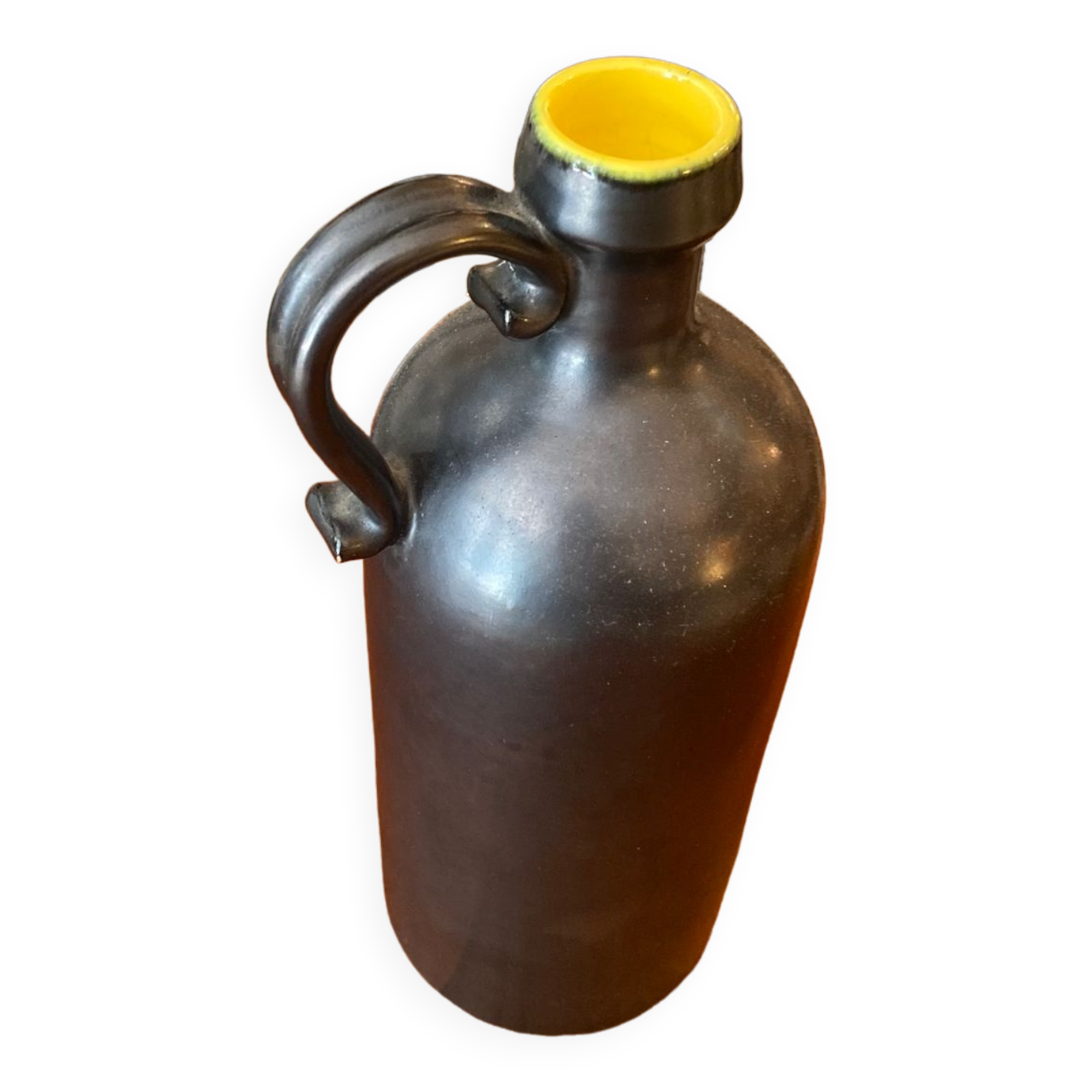 Two-tone ceramic bottle