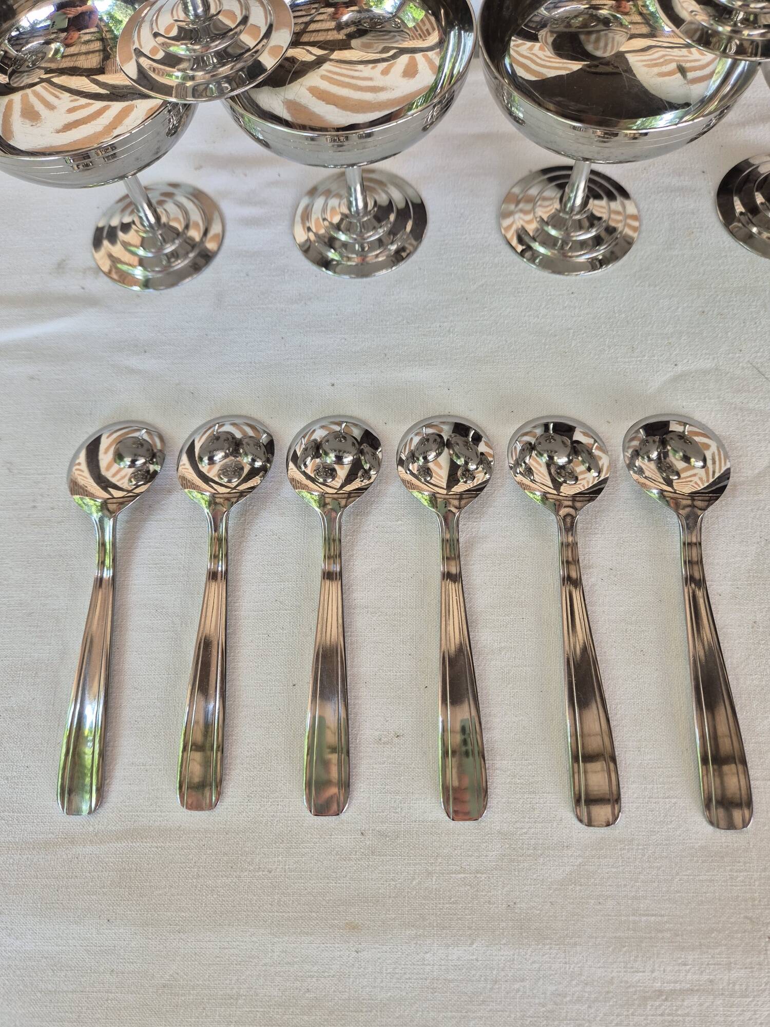 Remy Letang stainless steel ice cream cups