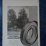 A Englebert Ambassador tire paper advertisement