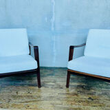 Pair of Arne Wahl Iversen armchairs, 1960s