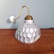 Mercurised glass wall light, Helioray, 1930