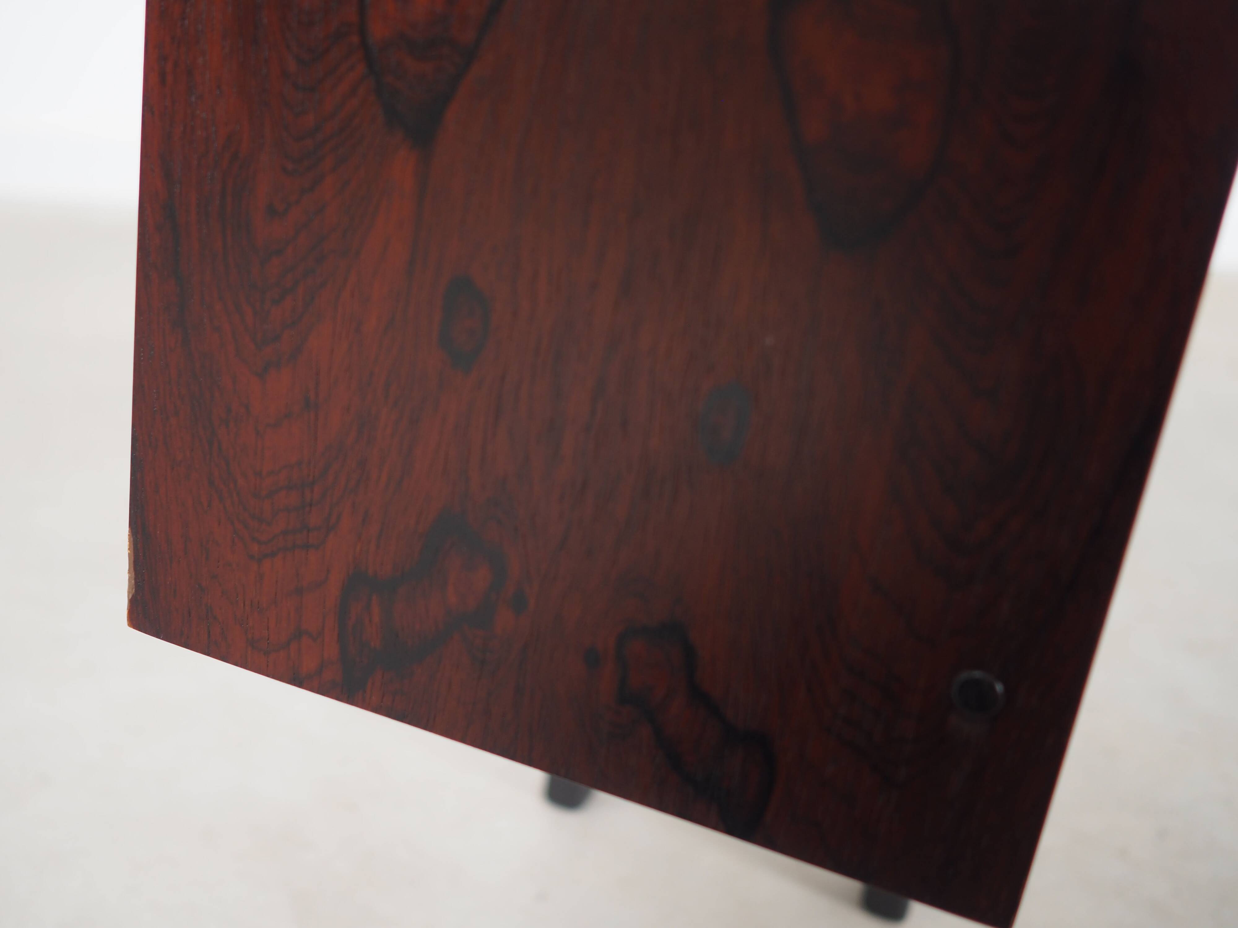 Rosewood bookcase, Danish design, 1970s, production: Farsø Møbelfabrik
