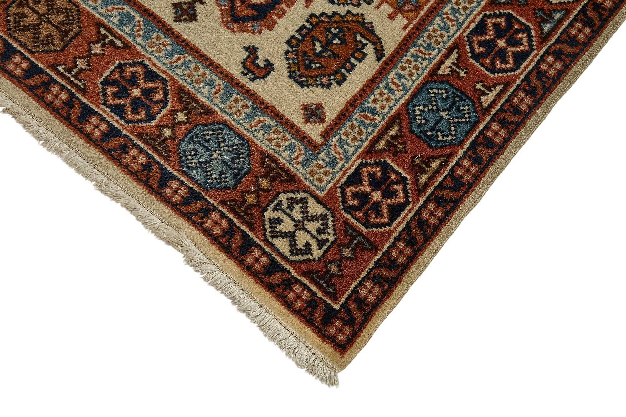 Turkish Handknotted Wool Oushak Rug 75 cm x 372 cm