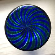 Salviati Murano glass “cane” carafe