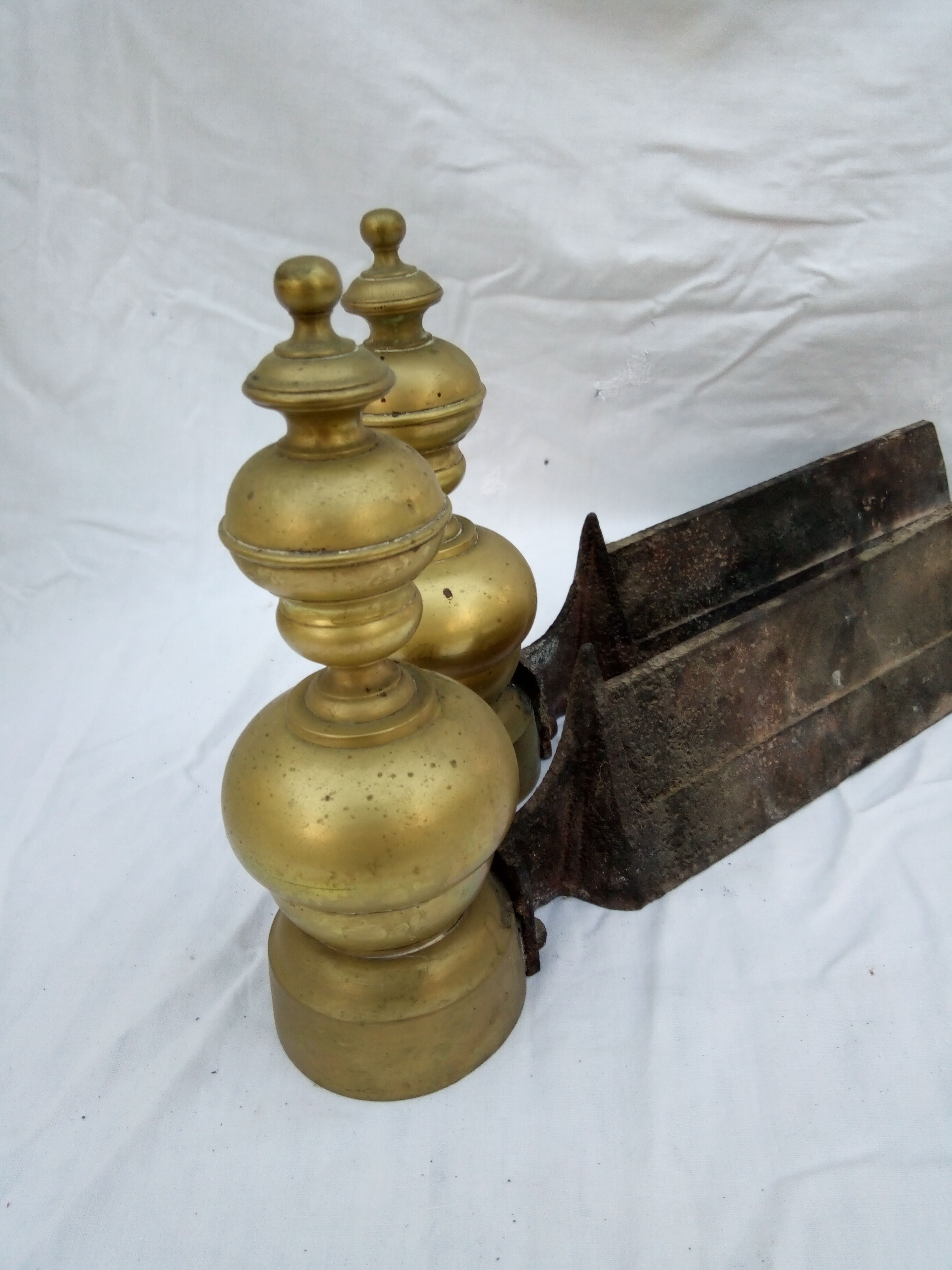 Pair of Louis Philippe period bronze channels