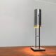 Danish mid-century Trombone table lamp by Jo Hammerborg for Fog & Mørup.