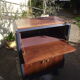 Meuble d appoint art deco noyer