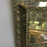 Mirror by-close copper repulsed 19th century h 59 X l 34 cm