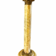 Onyx and gilded bronze column in Corinthian style – Display pedestal
