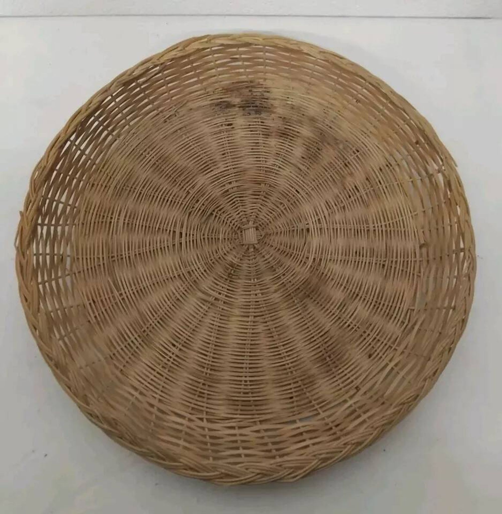 Set of 3 Vintage Rattan Baskets