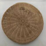 Set of 3 Vintage Rattan Baskets