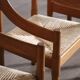 5 chaises Carimate par Vico Magistretti, Italie 1960