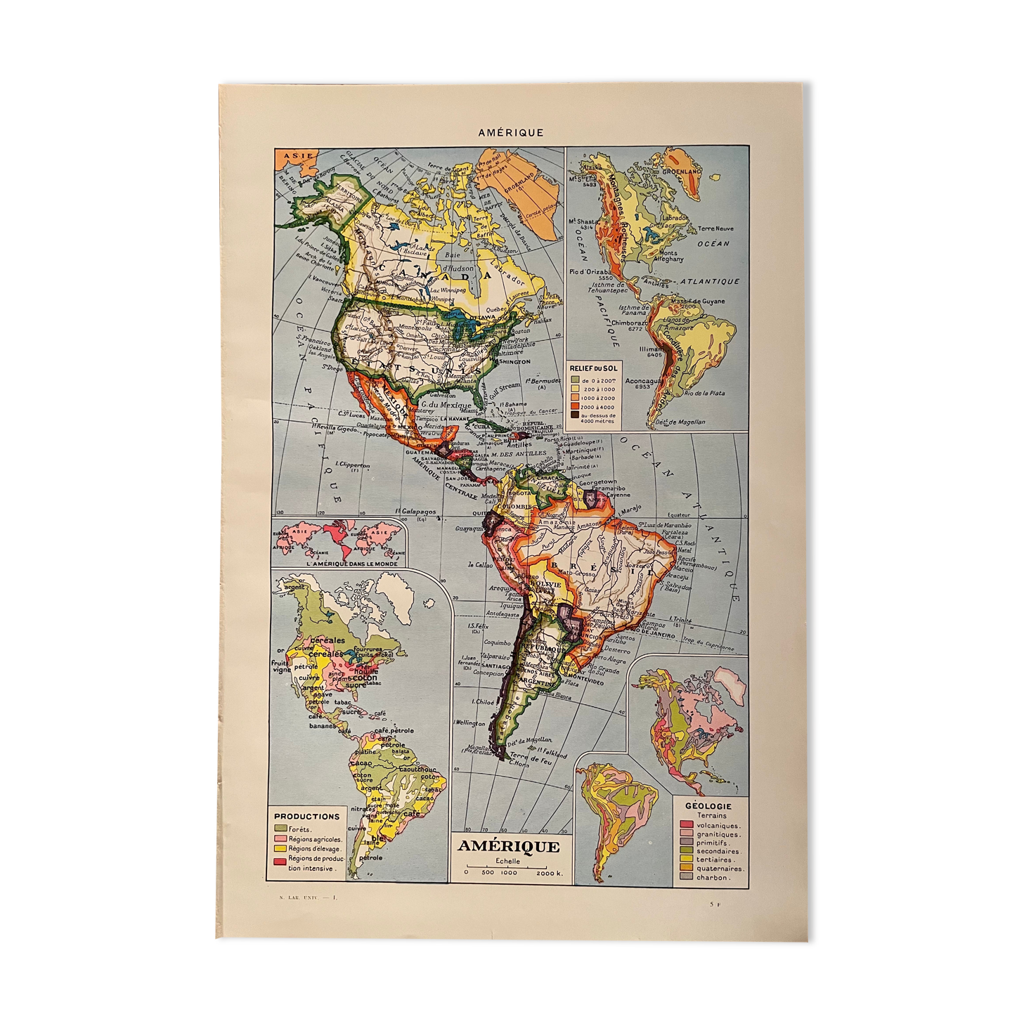 Map of America - United States (production) - 1920