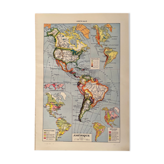 Map of America - United States (production) - 1920