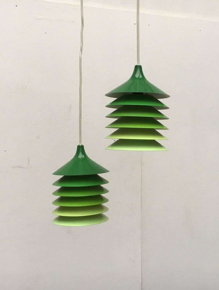 Vintage Duett pendant lights by Bent Gantzel Boysen for IKEA, set of 2
