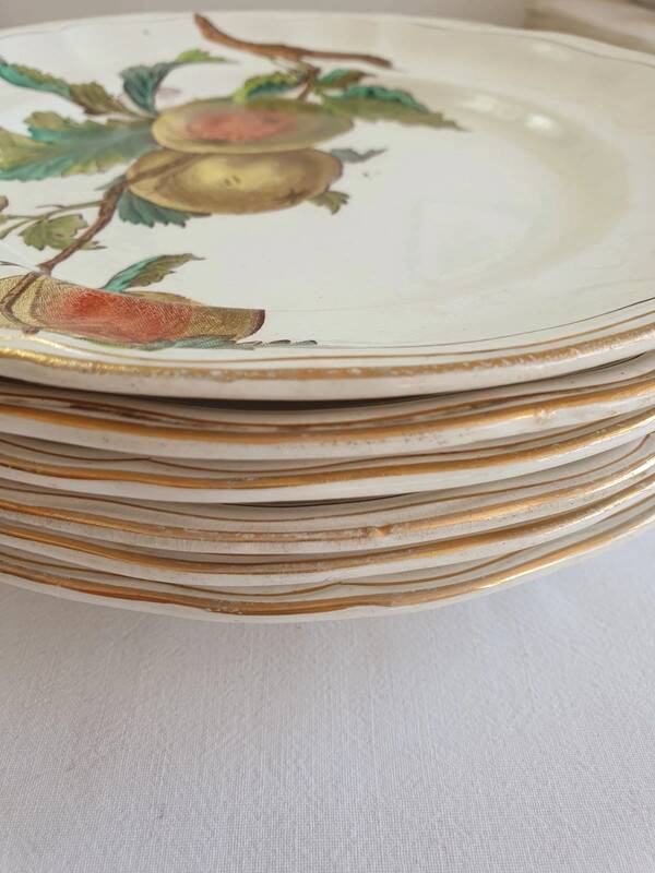 Longchamp Terre de fer dessert plates