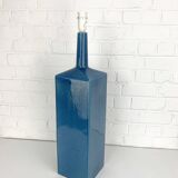 Le Klint Floor Lamp Model No. 357 in blue ceramic, glazed stoneware, Denmark