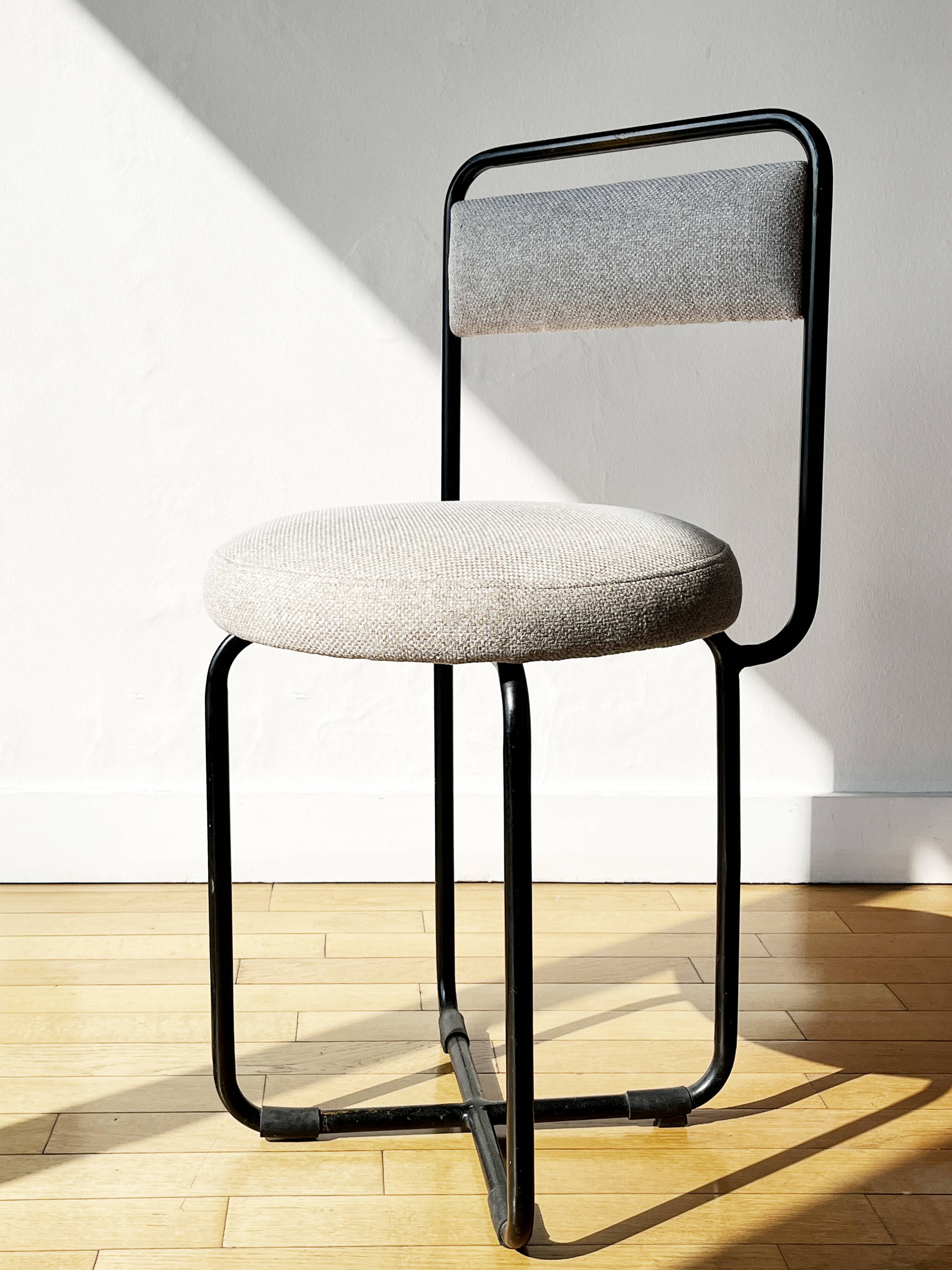 Pair of tubular chairs from the 1960s