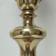 Pied de lampe bronze doré tripode hauteur 50 cm