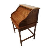Vintage oak curtain desk from the 60s and 70s.