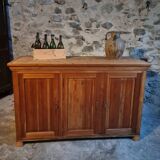 Vintage French pine buffet / Shop counter, 1930s
