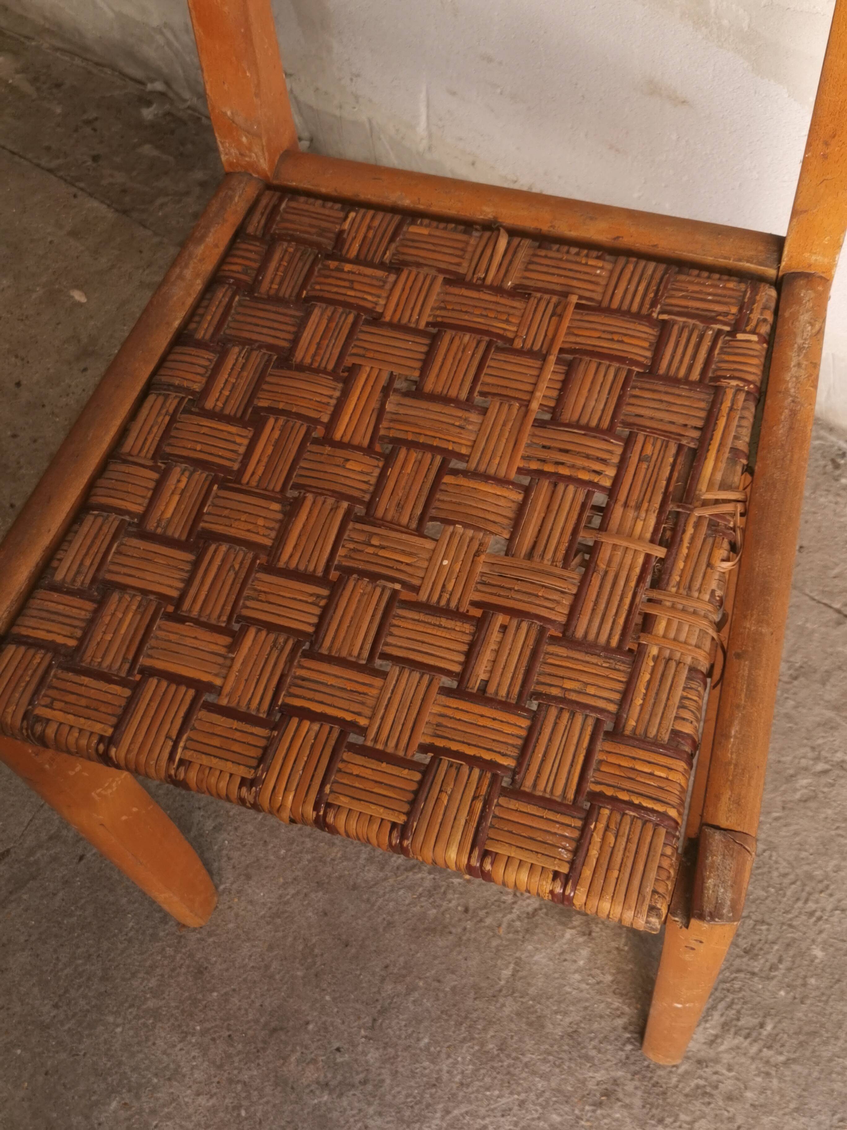 set of 4 chairs, vintage design