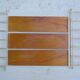 Etagère murale String laiton et bois