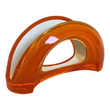 Orange guzzini mail rack made in Italy