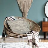Coussin Sahara blanc
