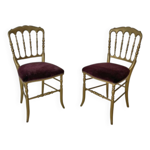 Paire de chaises charivari - bois
