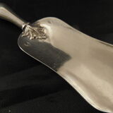 Solid silver foie gras shovel, pâté mignardise Rocaille XIXe Minerve 1st title