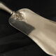 Solid silver foie gras shovel, pâté mignardise Rocaille XIXe Minerve 1st title