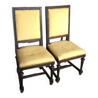 Lot de 2 chaises de style anciennes